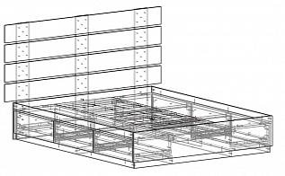 Кровать Нордли Nordli 2