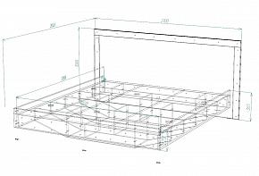 Кровать Марго 4D BMS