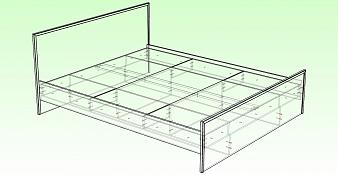 Кровать Рим 2.10 BMS