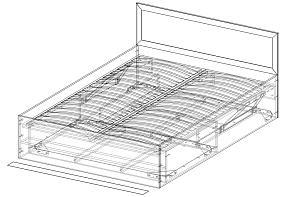 Кровать Фриз К 2 BMS