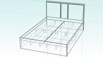 Кровать Милена 1.20 BMS