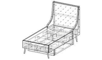Кровать Париж 15 BMS
