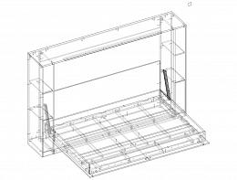 Шкаф-кровать с диваном Пальм 1 BMS