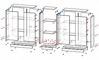 Стеллаж Бетховен 1 BMS
