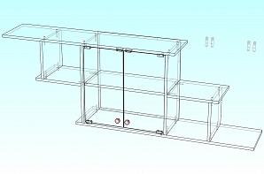 Полка книжная Атлант 5 BMS
