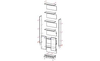 Стеллаж Оттава 23 BMS