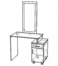 Туалетный стол Силуэт BMS
