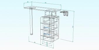 Стол маникюрный Брауни BMS