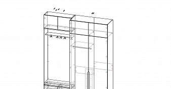 Прихожая Новелла 11 BMS