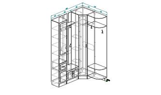 Прихожая Невада 3 BMS