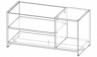 Стеклянный журнальный столик Эдем 05 BMS
