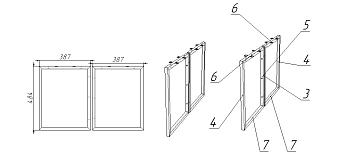 Журнальный стол Лиана 3 BMS