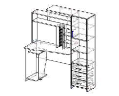 Стол компьютерный Тип 6 BMS