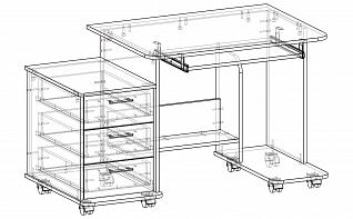 Компьютерный стол СС 08.01 BMS