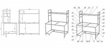 Компьютерный стол Брайтен 15 BMS