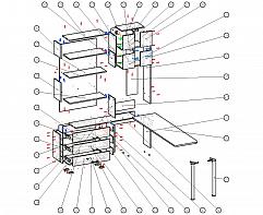 Компьютерный стол Лорел 5 BMS