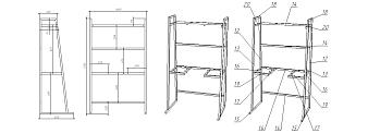 Компьютерный стол Париж 12 BMS