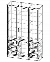 Шкаф книжный 3 №7 BMS