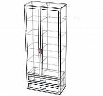 Распашной шкаф Kantri 02 комбинированный BMS