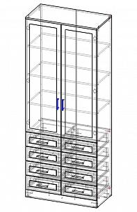 Шкаф книжный 2 №6 BMS