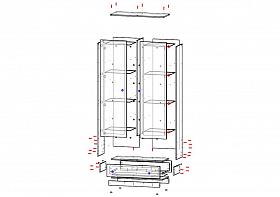 Распашной шкаф Сириус 2 BMS
