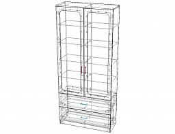 Шкаф книжный Кволли 6.10 BMS