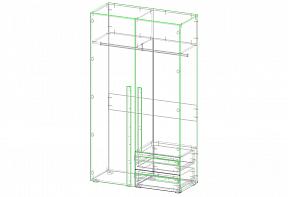 Распашной шкаф Стайл Люкс 3 BMS
