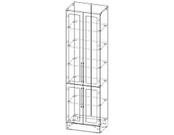 Шкаф книжный Рим 1 BMS
