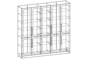 Шкаф книжный Рим 4 BMS