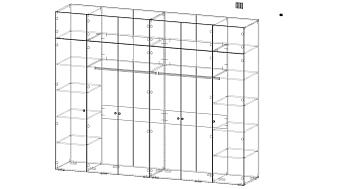 Шкаф распашной Джосс 12 BMS