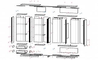 Шкаф-купе Оскар 2 BMS
