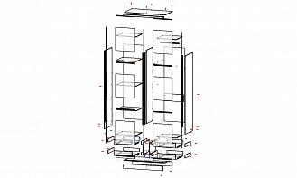 Шкаф-купе Оскар 5 BMS