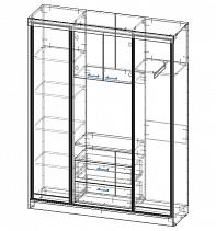 Шкаф купе TV-21 BMS
