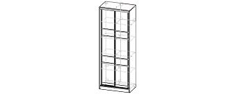 Книжный шкаф-купе Сокол 1 BMS