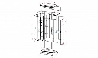 Шкаф-купе Эдем-3 BMS