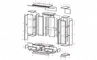 Шкаф-купе Валерия 6 BMS