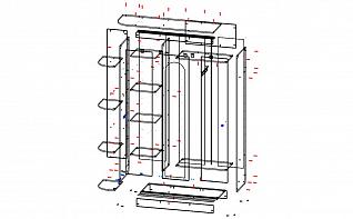 Шкаф-купе Аккорд 1.1 BMS