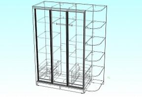 Шкаф-купе Земной шар 15001 BMS