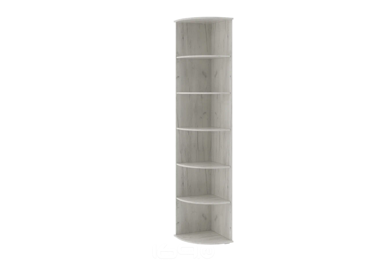 Шкаф 450x450x2236 Ева Дуб крафт белый/дуб крафт белый ЛДСП