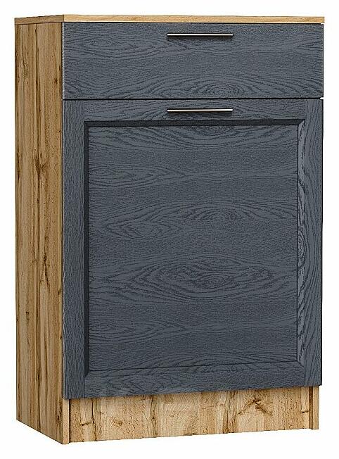 Тумба Стиль ТБ-601 с ящиком Graphite Softwood Дуб Вотан
