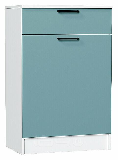 Тумба Стиль ТБ-601 с ящиком Grey-green In 2S Белый