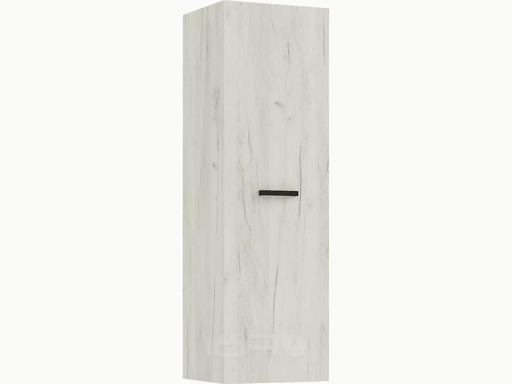 Шкаф 400x346x1280 Нэнси Дуб крафт белый/дуб крафт белый ЛДСП