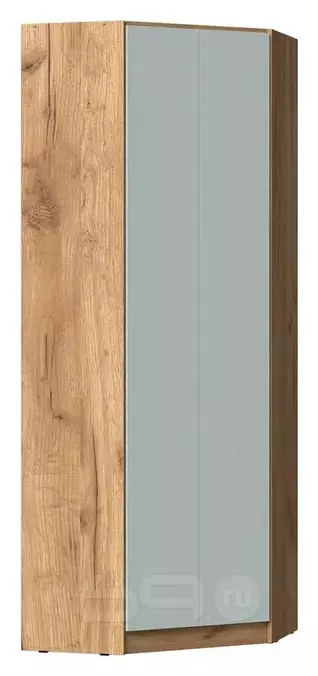 Челси Color Шкаф угловой (Мята (темная)/Дуб крафт)