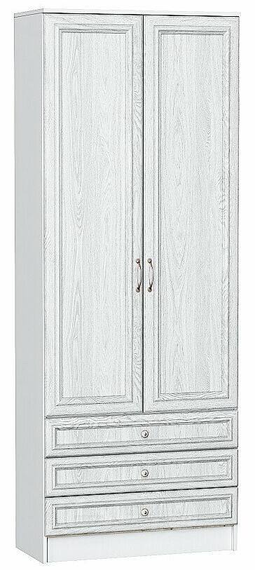 Шкаф двухстворчатый Стиль ШК-803 с ящиками White Dreamline Белый