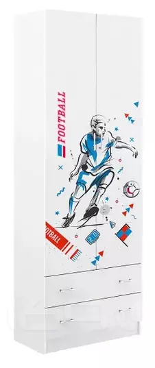 Вега NEW Boy Шкаф (Белый)