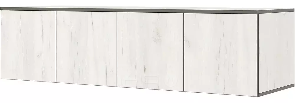 Антресоль 1600x510x418 Норд Дуб крафт белый ЛДСП