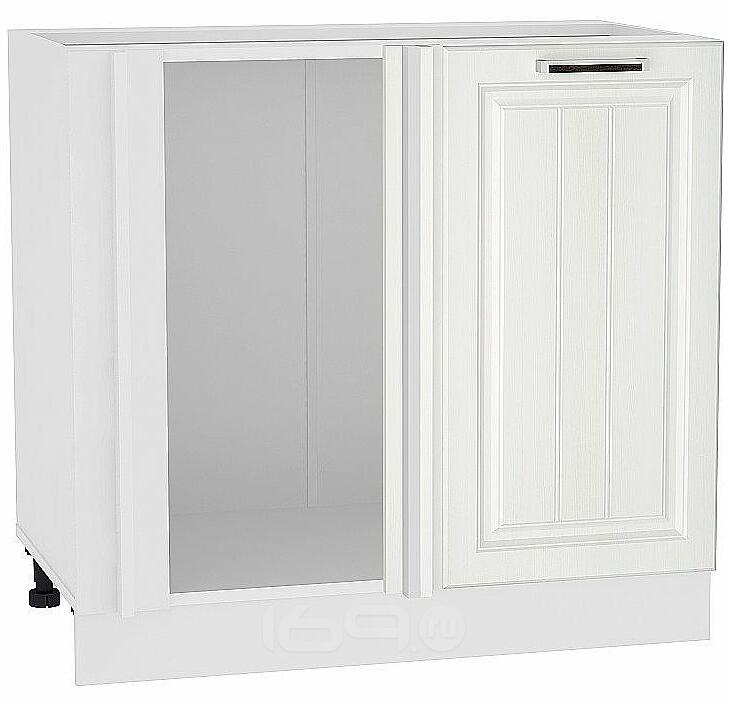 Шкаф нижний угловой Прага Белое дерево Белый 816*890*478