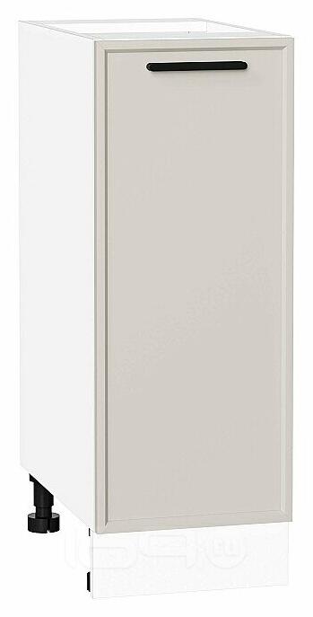 Шкаф нижний с 1-ой дверцей Фрейм Cream Silk Белый 816*300*484