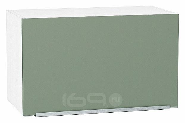 Шкаф верхний горизонтальный Фьюжн Silky Mint Белый 358*600*320