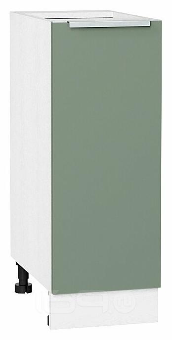 Шкаф нижний с 1-ой дверцей Фьюжн Silky Mint Белый 816*300*480